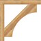 Ekena Millwork Westlake Block Rough Sawn Bracket, Western Red Cedar, 4"W x 40"D x 40"H BKT04X40X40WTL05RWR - alternate 4